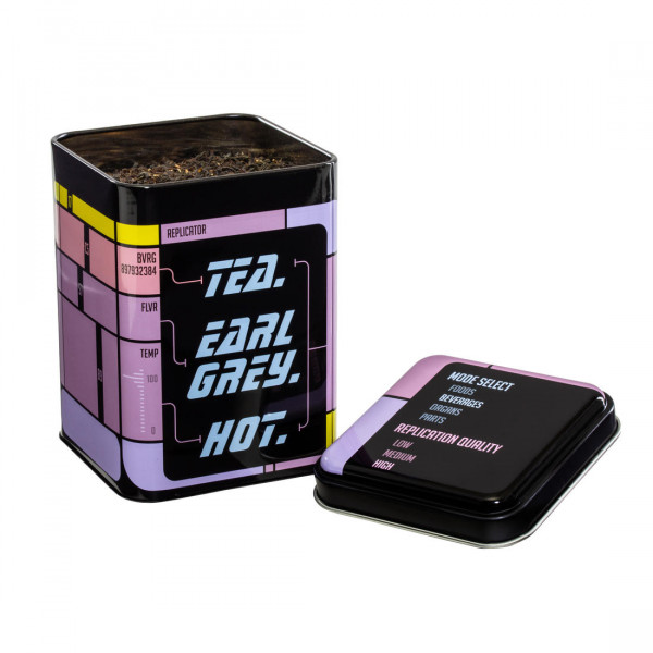 Teedose "Tea. Earl Grey. Hot."