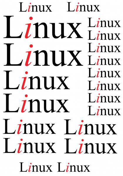 Maxi-Sticker - Linux A4
