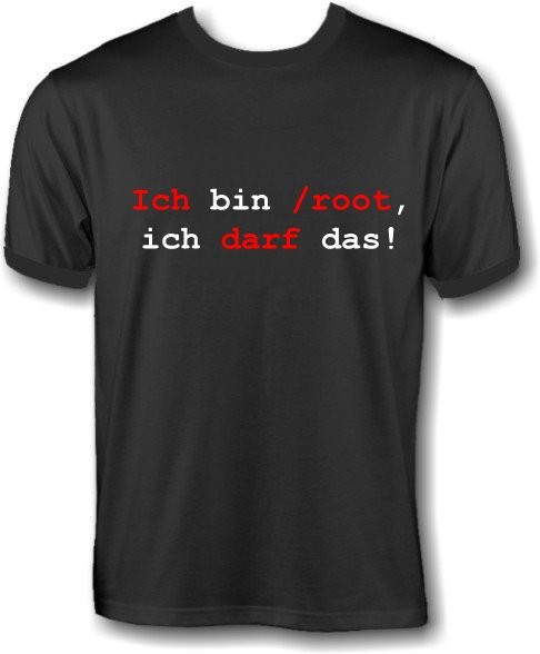 T-Shirt - Ich bin /root