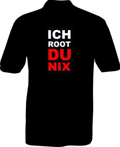 Polo-Shirt - Ich root du nix - Rückseite | Polo-Shirts | Textilien ...