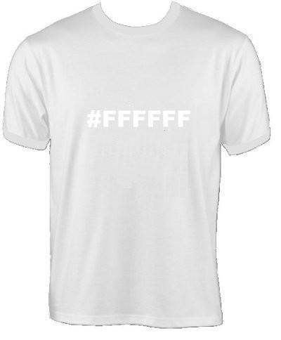 T-Shirt - #FFFFFF