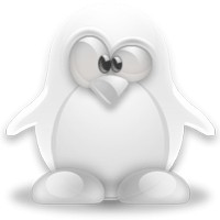 Tasten-Sticker - Shadow Tux